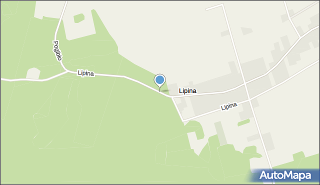 Lipina gmina Sokółka, Lipina, mapa Lipina gmina Sokółka