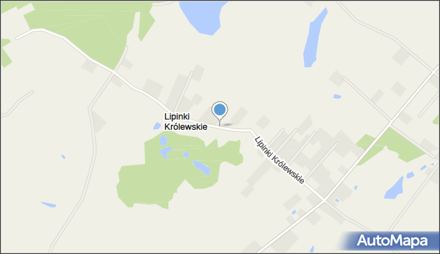 Lipinki Królewskie, Lipinki Królewskie, mapa Lipinki Królewskie