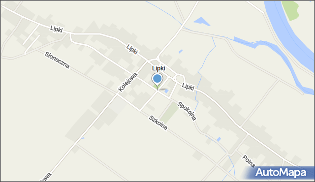 Lipki gmina Skarbimierz, Lipki, mapa Lipki gmina Skarbimierz