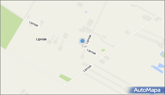 Lipniak gmina Kock, Lipniak, mapa Lipniak gmina Kock