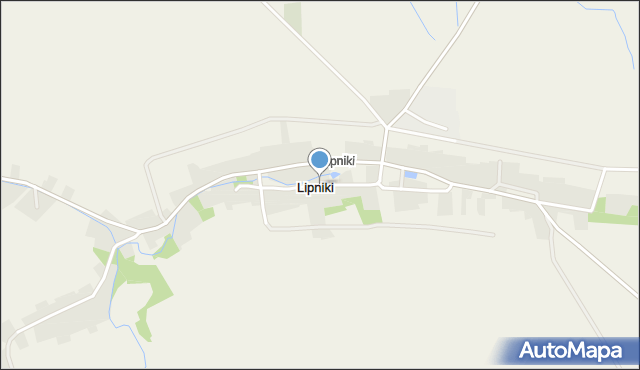 Lipniki gmina Kamiennik, Lipniki, mapa Lipniki gmina Kamiennik