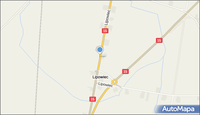Lipowiec gmina Koźmin Wielkopolski, Lipowiec, mapa Lipowiec gmina Koźmin Wielkopolski