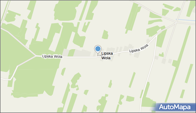Lipska Wola, Lipska Wola, mapa Lipska Wola