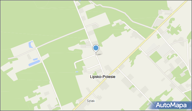 Lipsko-Polesie, Lipsko-Polesie, mapa Lipsko-Polesie