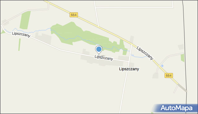 Lipszczany, Lipszczany, mapa Lipszczany