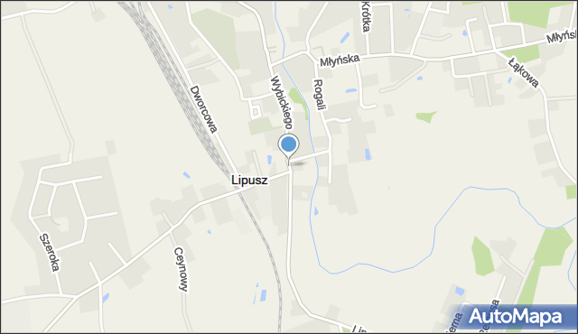 Lipusz, Lipusz, mapa Lipusz