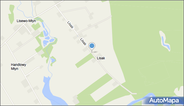 Lisak, Lisak, mapa Lisak