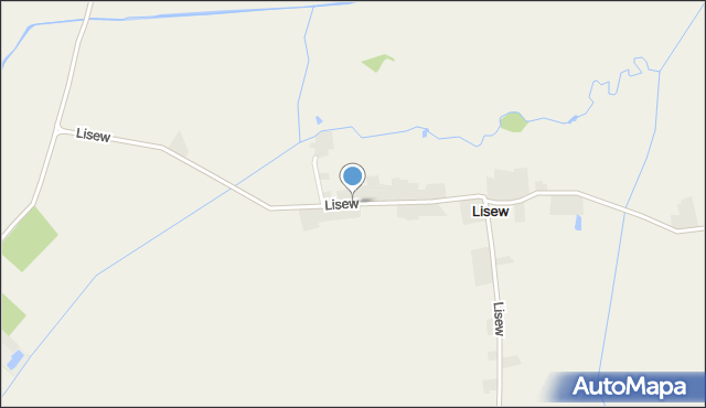 Lisew, Lisew, mapa Lisew