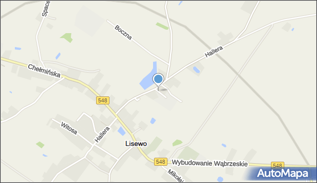 Lisewo powiat chełmiński, Lisewo, mapa Lisewo powiat chełmiński