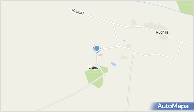 Lisiec gmina Susz, Lisiec, mapa Lisiec gmina Susz