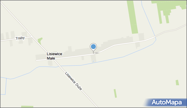 Lisiewice Małe, Lisiewice Małe, mapa Lisiewice Małe