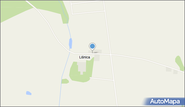 Liśnica, Liśnica, mapa Liśnica