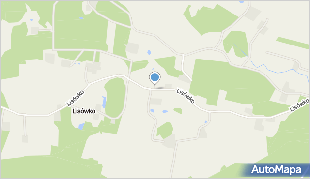Lisówko, Lisówko, mapa Lisówko