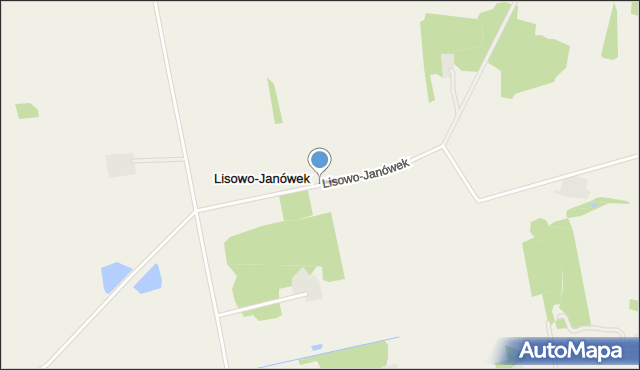 Lisowo-Janówek, Lisowo-Janówek, mapa Lisowo-Janówek