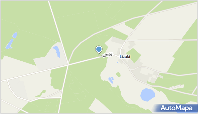 Lizaki, Lizaki, mapa Lizaki