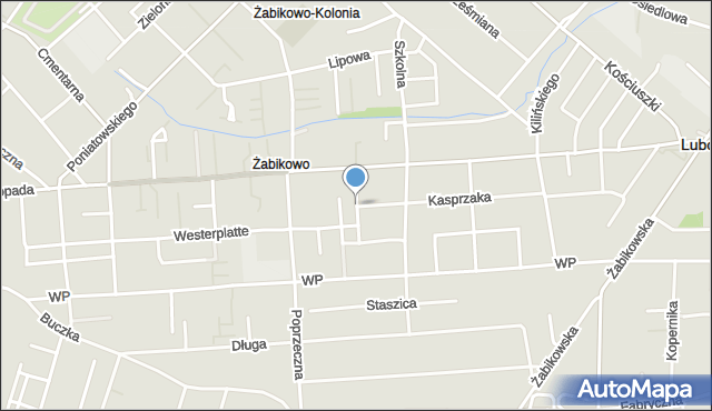 Luboń powiat poznański, Limbowa, mapa Luboń powiat poznański