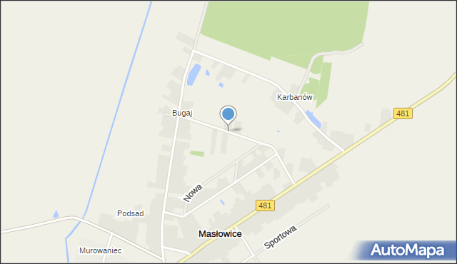 Masłowice gmina Wieluń, Litwa, mapa Masłowice gmina Wieluń