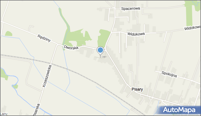 Pisary gmina Zabierzów, Lipowa, mapa Pisary gmina Zabierzów