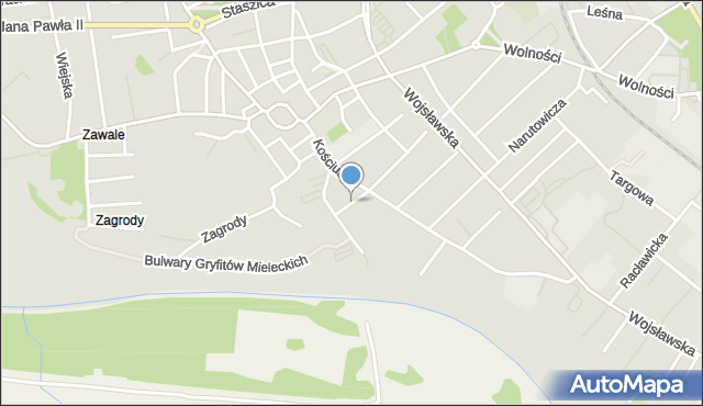 Podleszany, Lisa, mapa Podleszany