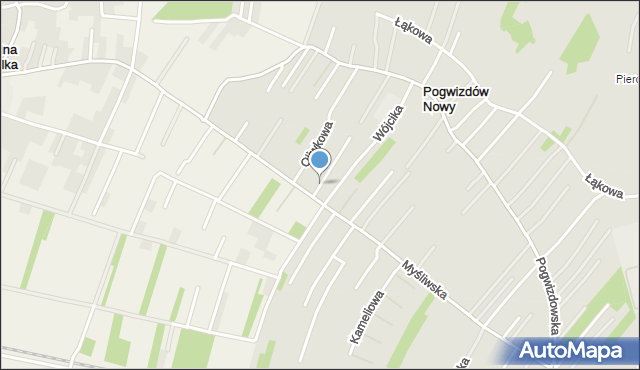 Pogwizdów Nowy, Limonkowa, mapa Pogwizdów Nowy