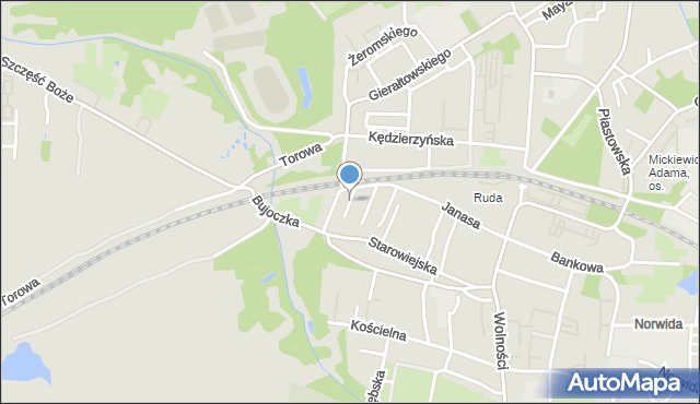 Ruda Śląska, Ligonia Juliusza, mapa Rudy Śląskiej