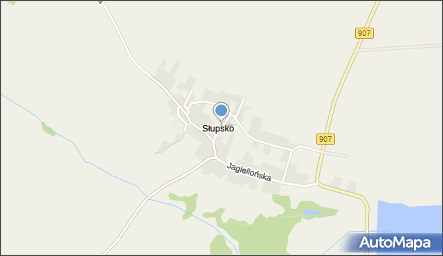 Słupsko gmina Rudziniec, Lipowa, mapa Słupsko gmina Rudziniec