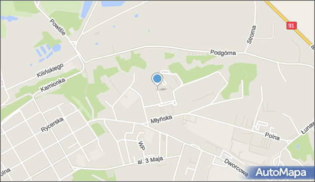 Chełmno, Łożyńskiego, mapa Chełmno