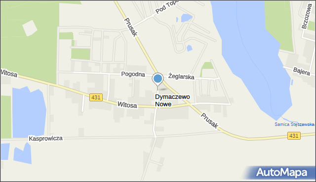Dymaczewo Nowe, Łódzka, mapa Dymaczewo Nowe