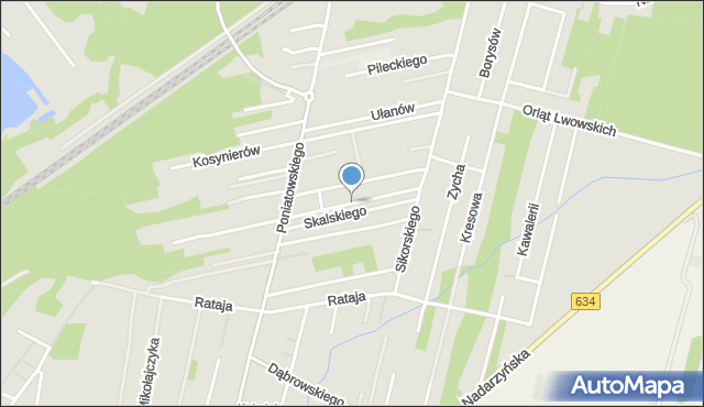 Kobyłka, Lotników, mapa Kobyłka