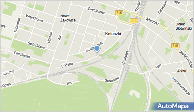 Koluszki, Łódzka, mapa Koluszki