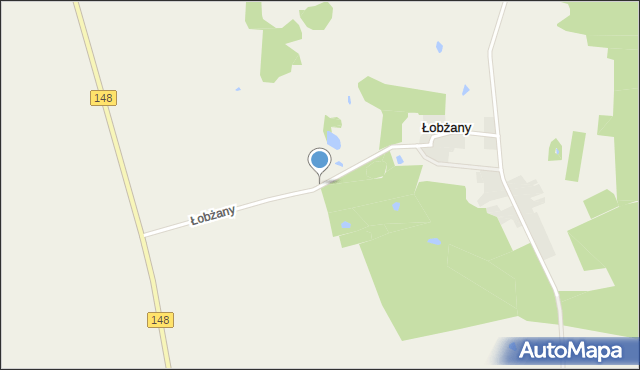 Łobżany, Łobżany, mapa Łobżany