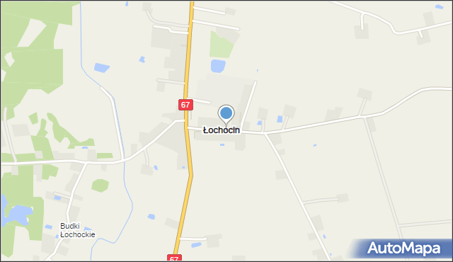 Łochocin, Łochocin, mapa Łochocin