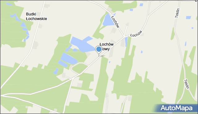 Łochów Nowy, Łochów Nowy, mapa Łochów Nowy