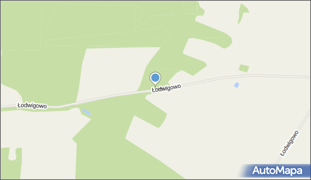 Łodwigowo, Łodwigowo, mapa Łodwigowo