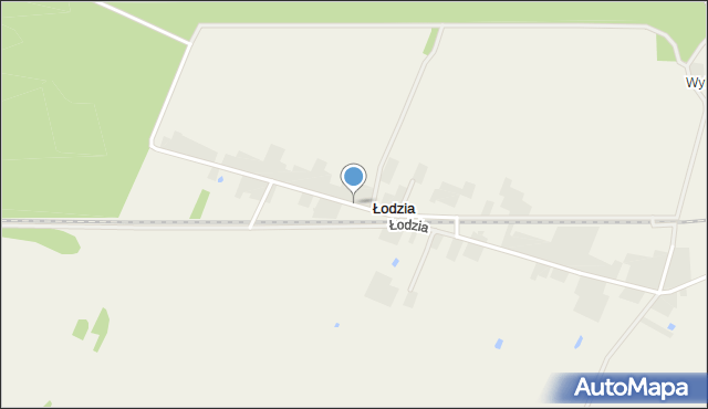 Łodzia gmina Sadki, Łodzia, mapa Łodzia gmina Sadki