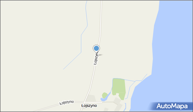 Łojszyno, Łojszyno, mapa Łojszyno