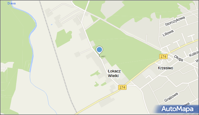 Łokacz Wielki, Łokacz Wielki, mapa Łokacz Wielki