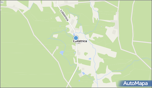 Łokietnica, Łokietnica, mapa Łokietnica