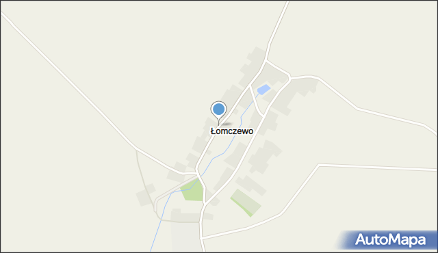 Łomczewo, Łomczewo, mapa Łomczewo