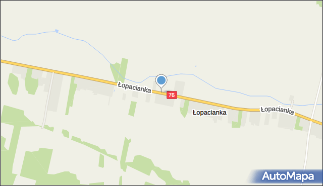 Łopacianka, Łopacianka, mapa Łopacianka