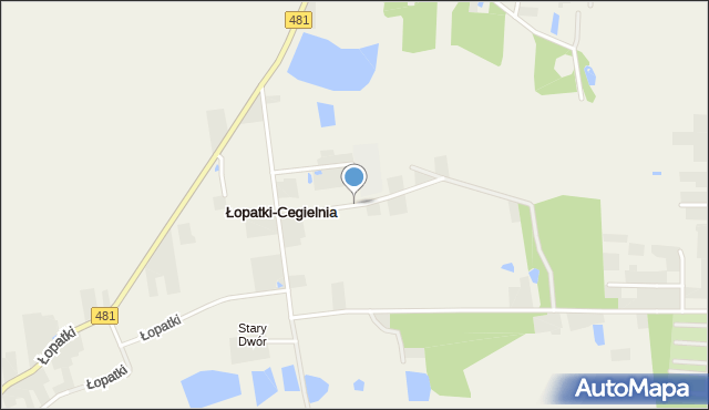 Łopatki-Cegielnia, Łopatki-Cegielnia, mapa Łopatki-Cegielnia