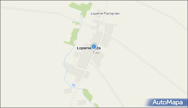 Łopienie-Jeże, Łopienie-Jeże, mapa Łopienie-Jeże