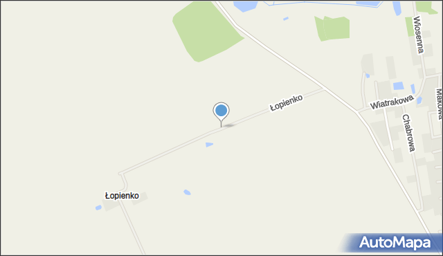 Łopienko, Łopienko, mapa Łopienko