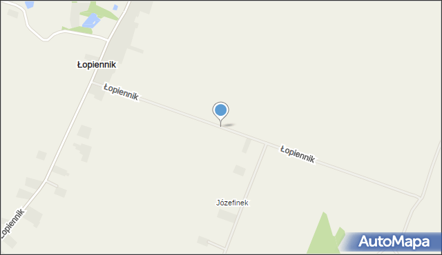 Łopiennik, Łopiennik, mapa Łopiennik