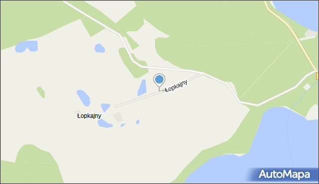 Łopkajny, Łopkajny, mapa Łopkajny