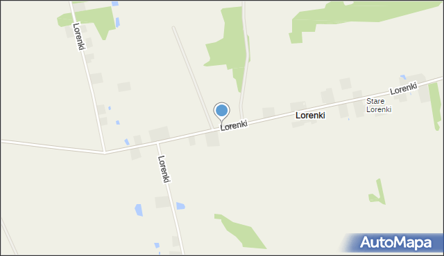 Lorenki, Lorenki, mapa Lorenki