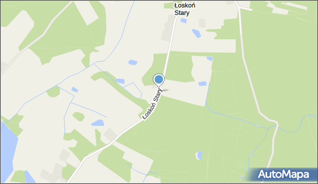 Łoskoń Stary, Łoskoń Stary, mapa Łoskoń Stary