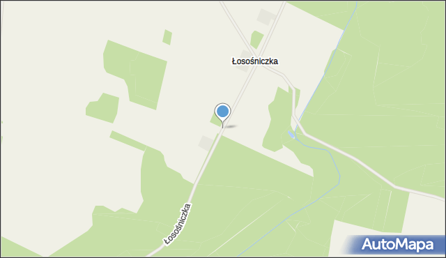 Łosośniczka, Łosośniczka, mapa Łosośniczka