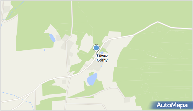 Łówcz Górny, Łówcz Górny, mapa Łówcz Górny