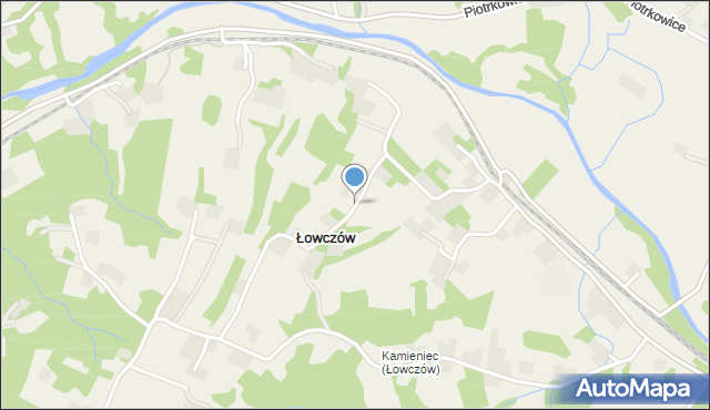 Łowczów, Łowczów, mapa Łowczów